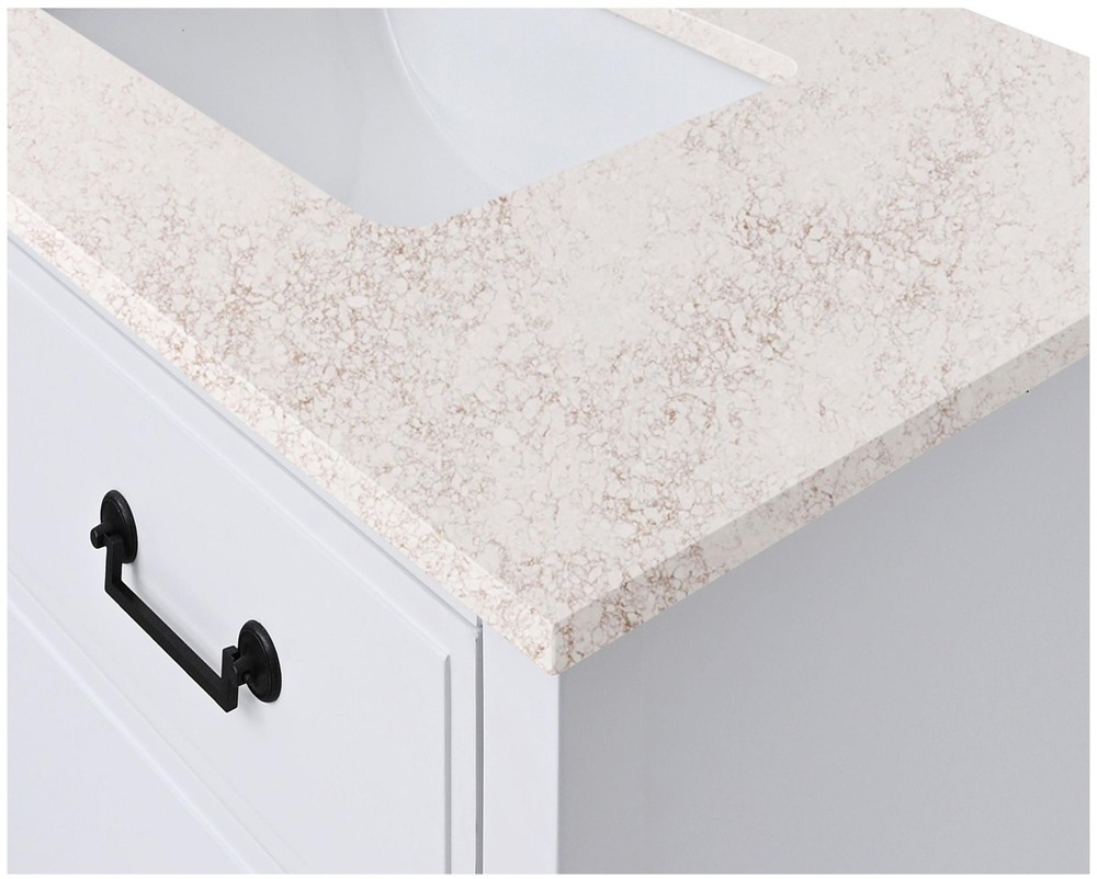 Avanity QUT37-RS 37" Quartz Vanity Top - White
