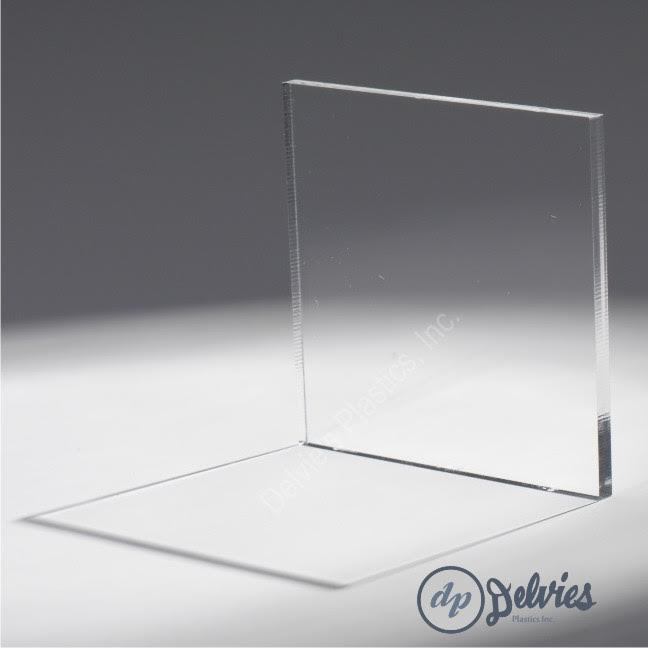 5 Sheets 3/16" Clear Cell Cast Acrylic Plexiglass 12" x  12"