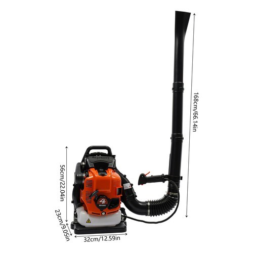 Backpack Leaf Blower Gas Power 4-Stroke Engine Portable Powerful Blowing Machine