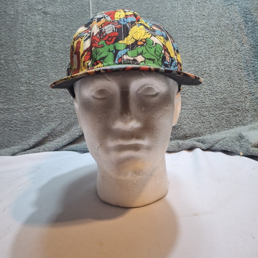 Marvel Comics Character Graphic Fitted Baseball Cap Hat Size Medium 2010