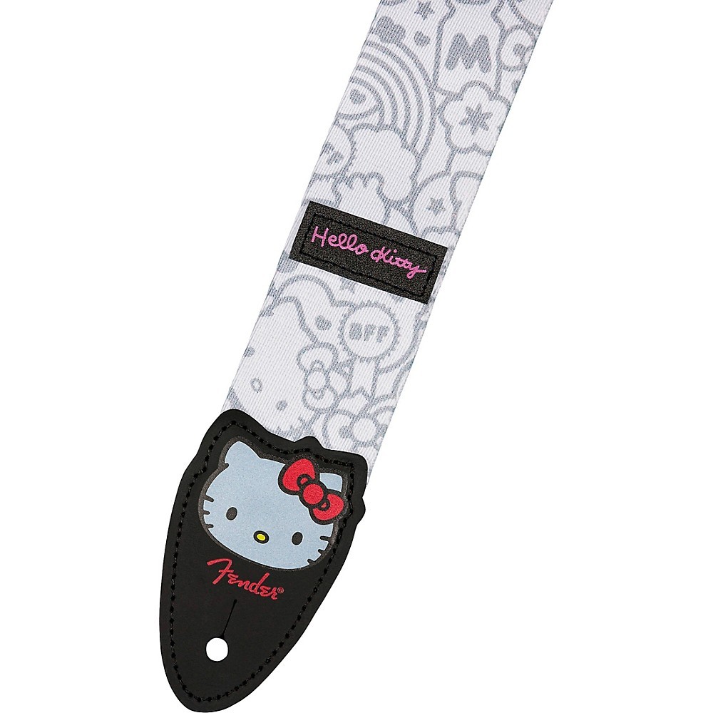 Fender x Hello Kitty Poly Guitar Strap - White