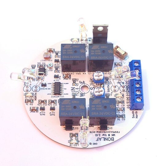 MKIII 24VDC 10A Dual Axis PV Panel Sun Tracking Analog Control Board + Enclosure