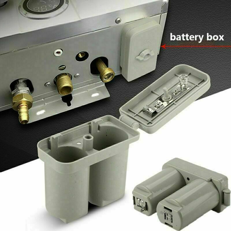 For Gas Water Heater Plastic Double Compartments 3V Universal Battery Case 2pcs