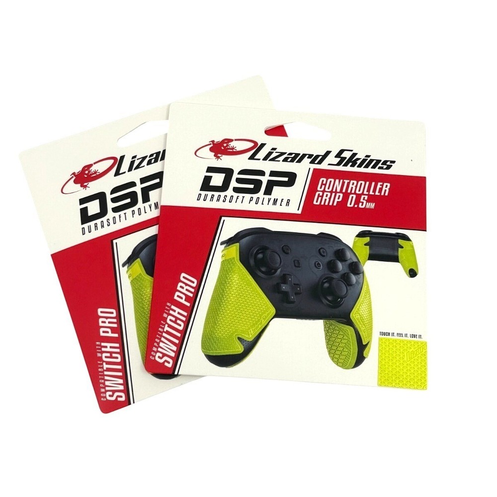 2 Pack Lizard Skins DSP Controller Grip Switch Pro NEON 0.5mm NEW