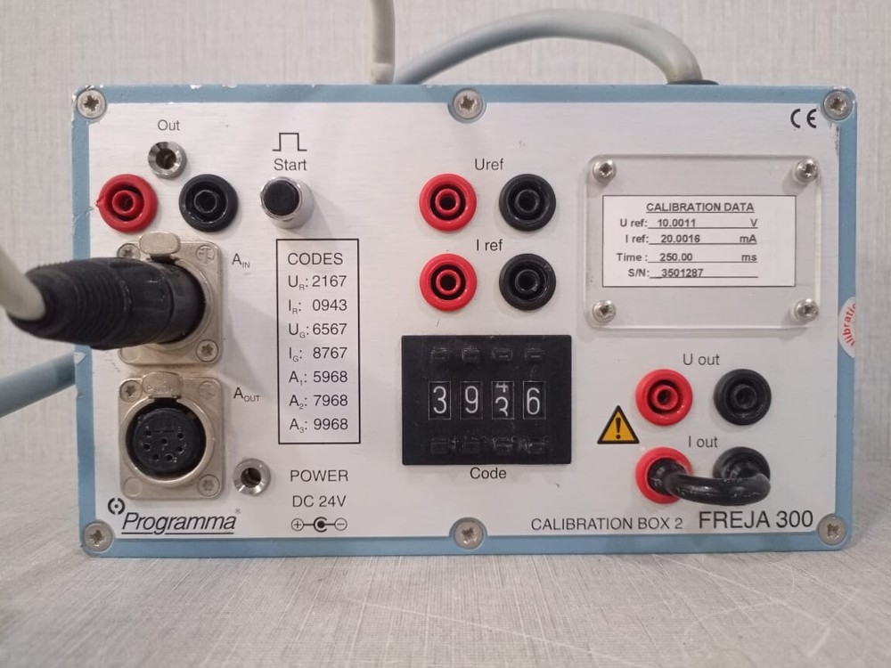 Programma FREJA 300 Calibration Box 2