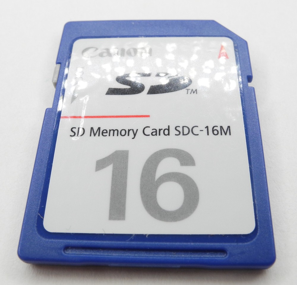 Canon Genuine 16MB MEGABYTE SDC-16M SD Camera Memory Card