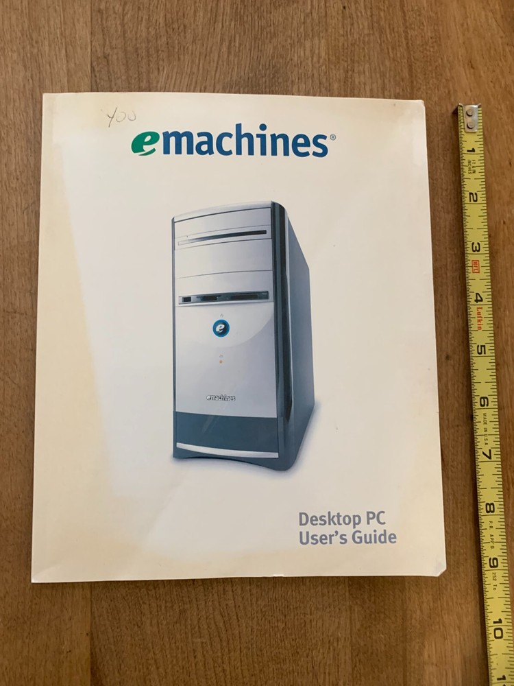 emachines Desktop PC User's Guide - 2000's Vintage