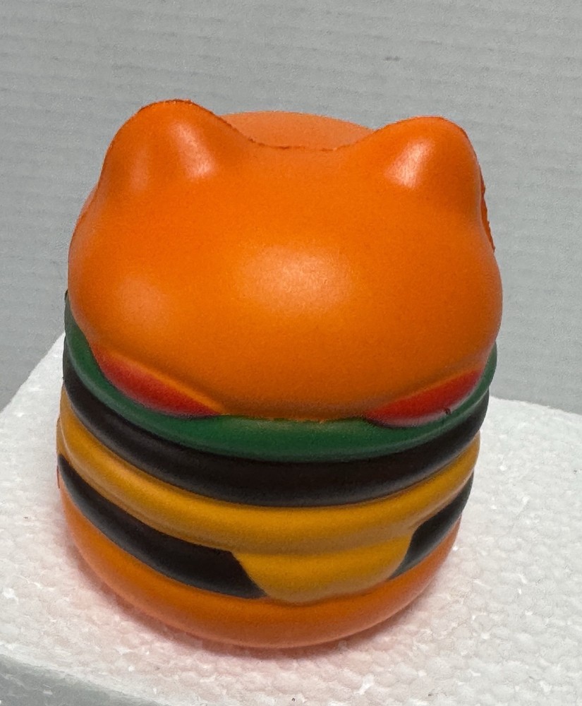 Cat Hamburger Stress Toy Fidget 4" Squishy