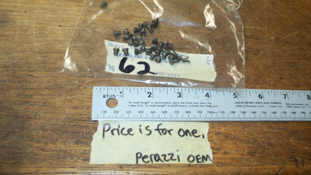 Perazzi, 12ga MX removable trigger group models, cocking bar lock screw