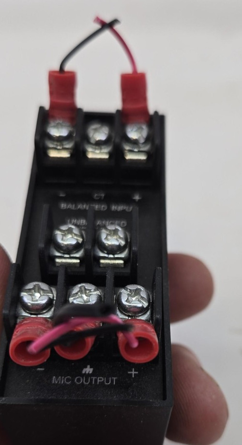 RDL Line Matching Transformer Audio Interface Balanced Input Mic Output Terminal
