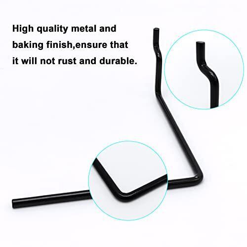 5 Pack Extendable Pegboard Paper Towel Holder,Pegboard Hook for