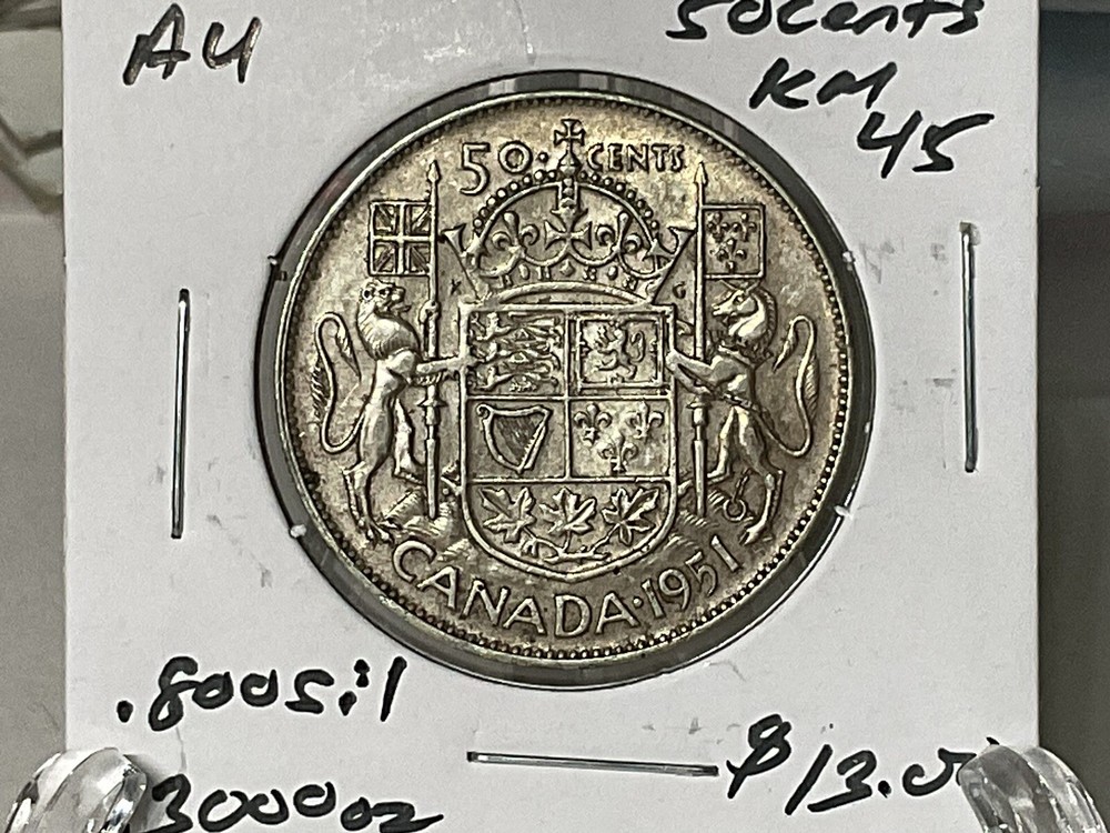 1951 Canada 50 Cents
