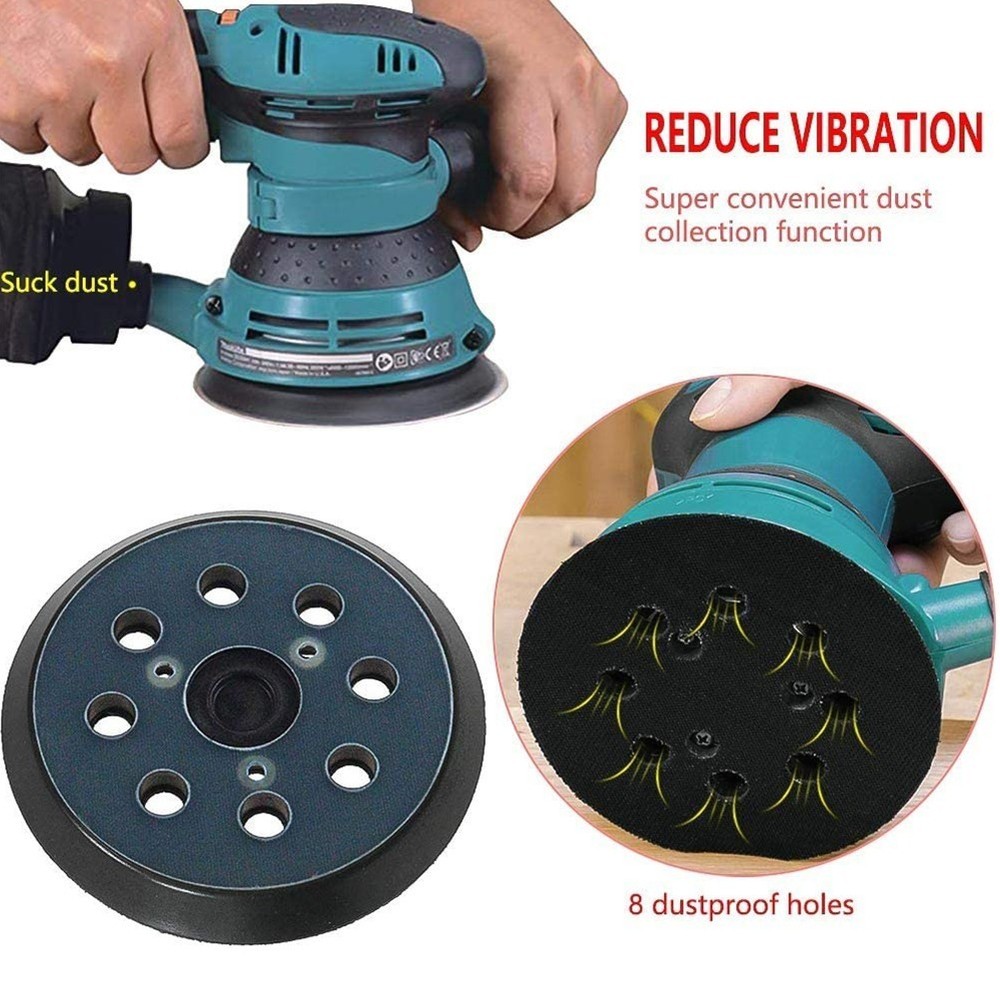 Sanding Backing Pad 8 Hole Replacement Sander Pad Sanding Backing Pad Abrasives