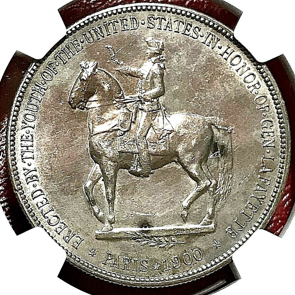 NGC UNC 1900 LAFAYETTE COMMEMORATIVE DOLLAR