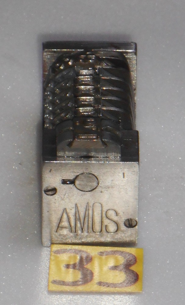 AMOS | letterpress Reverse numbering machine | 33