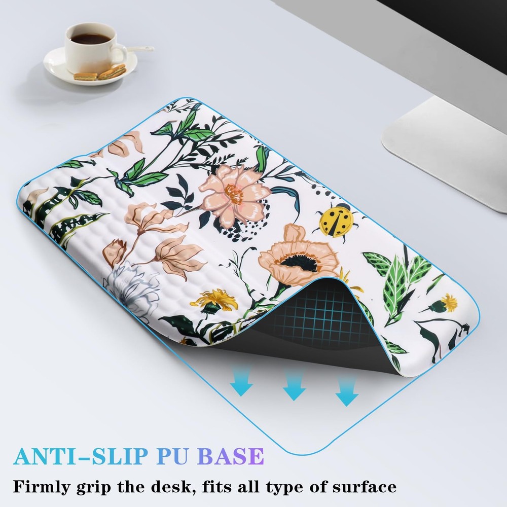 Ergonomic Tilted Computer Keyboard Stand Wrist Rest Riser Tray Wild Grass