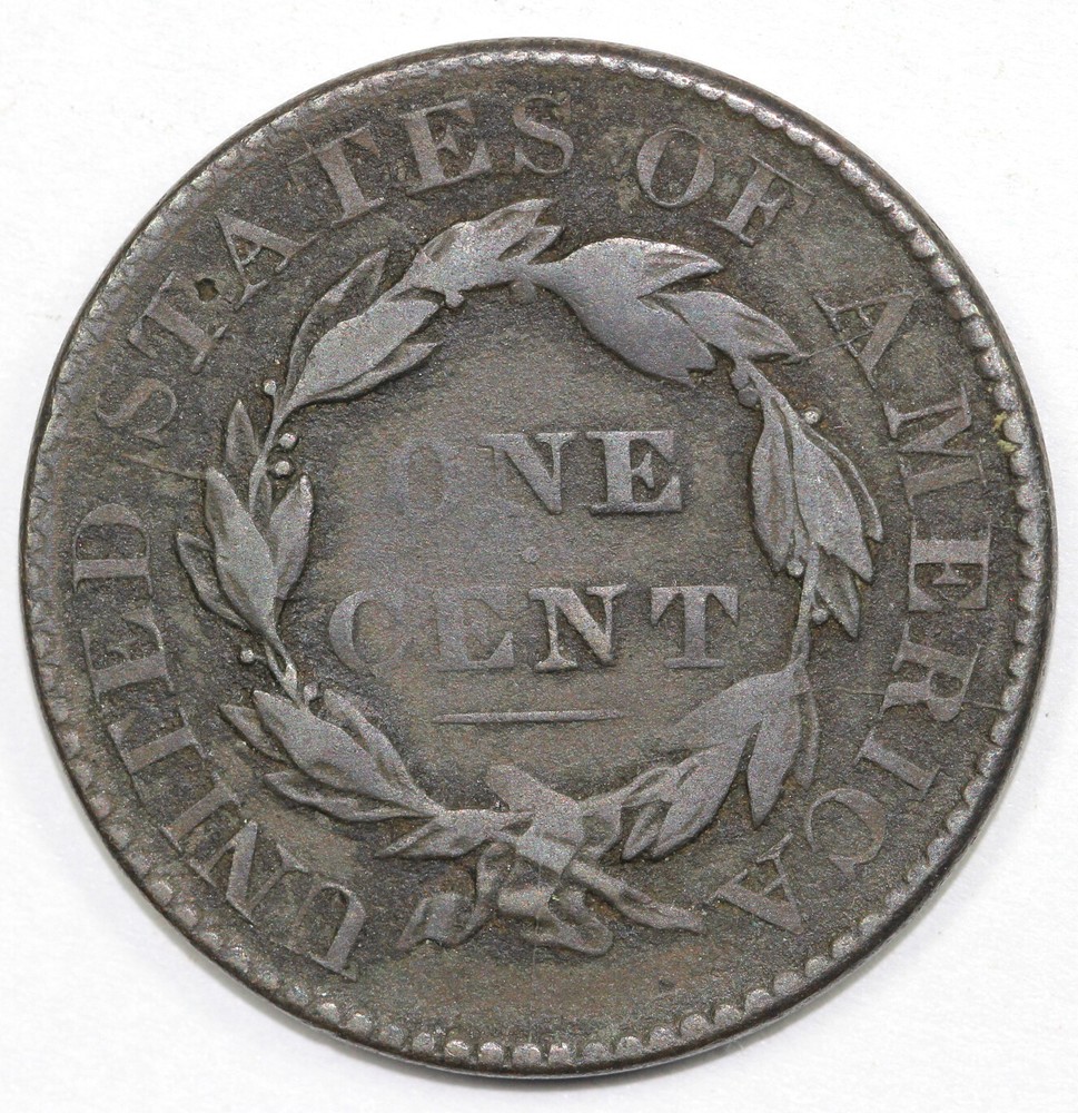 1829 1c N-4 Matron Head Large Cent