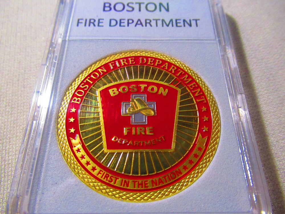 BOSTON Fire Dept. Challenge Coin