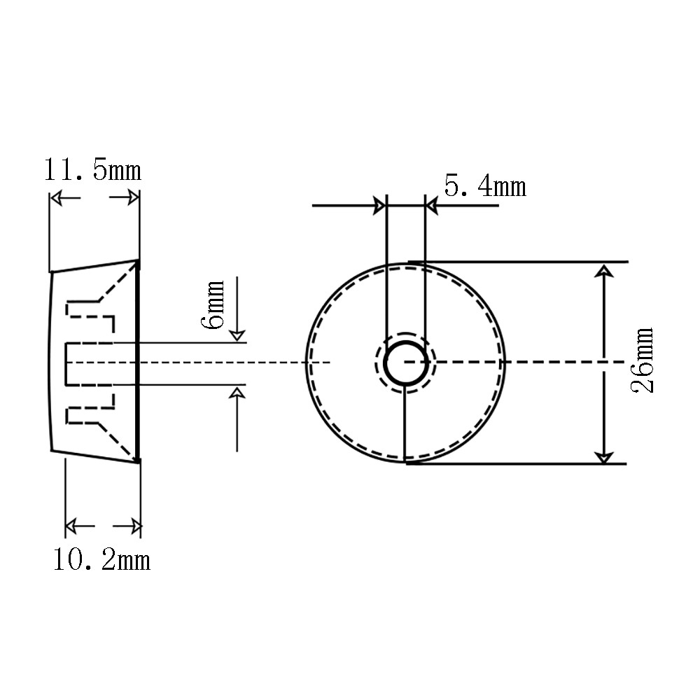 4x Abalone Ring Guitar Knobs Push-in Volume Amplifier Audio Control Knobs Black