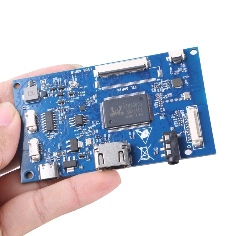 40pin LVDS Driver Board LCD Screen Controller Module Board 1-channel for 7" 8"