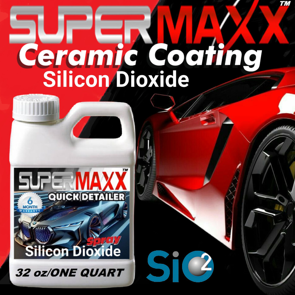 CERAMIC COATING ADVANCED SILICON DIOXIDE SIO2 CERAMIC DETAIL GLOSS SPRAY - 32 OZ