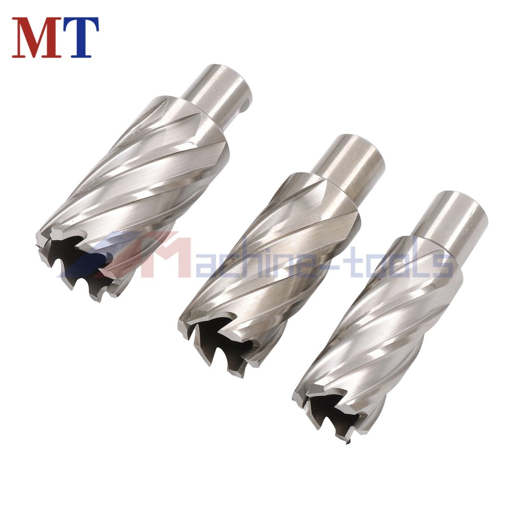 6 Pack HSS Magnetic Drill Bits Universal Shank 2" Depth Annular Cutter Set