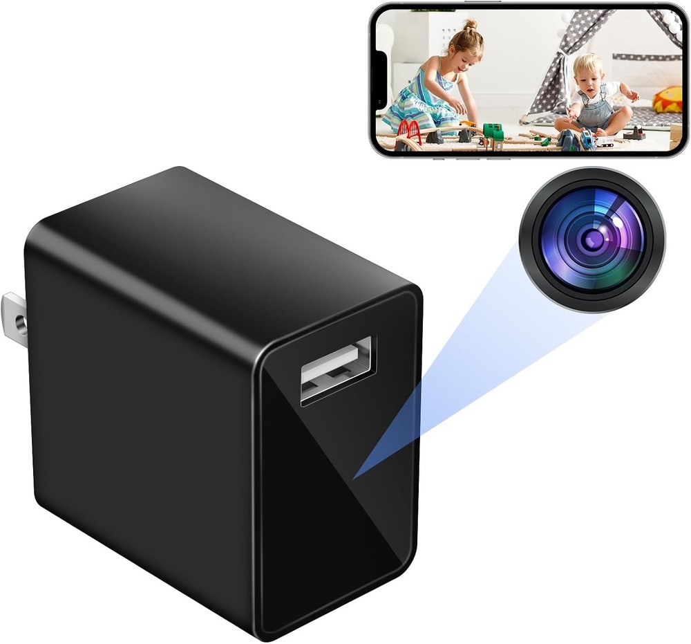 Cámara con cargador USB