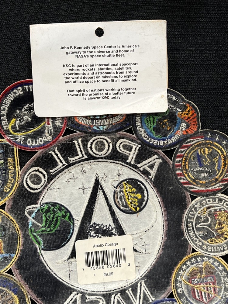 Complete NASA Apollo Patch Set 2 3.5" - 12"