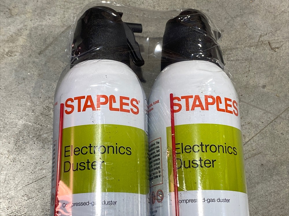2-Pack, Staples Electronics Duster 10 Oz New