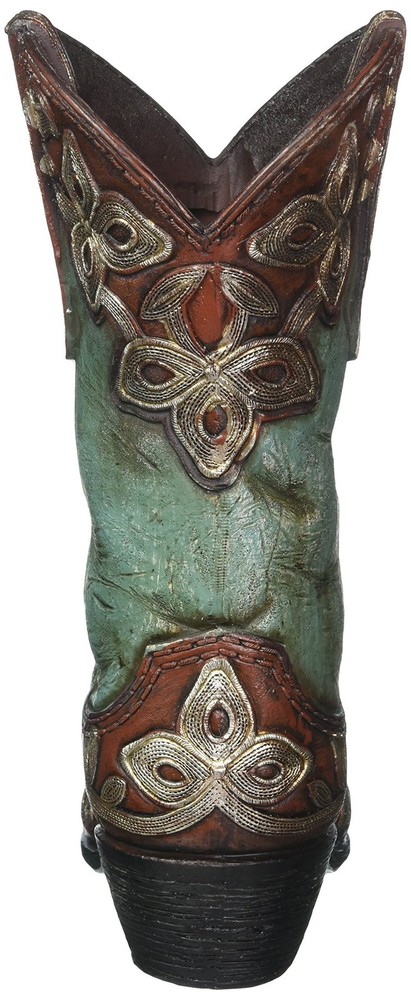 Turquoise Cowgirl Boot Vase