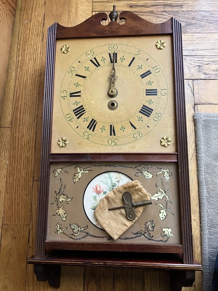 Vintage Turner Wall Accessory with Winding Key - Condition Unknown
