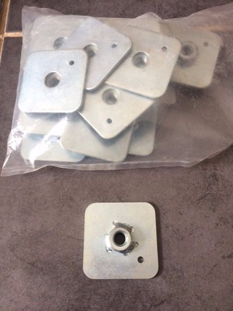 FIA / MSA Approved Racing Harness / Seat Belt Mounting Backing Plate