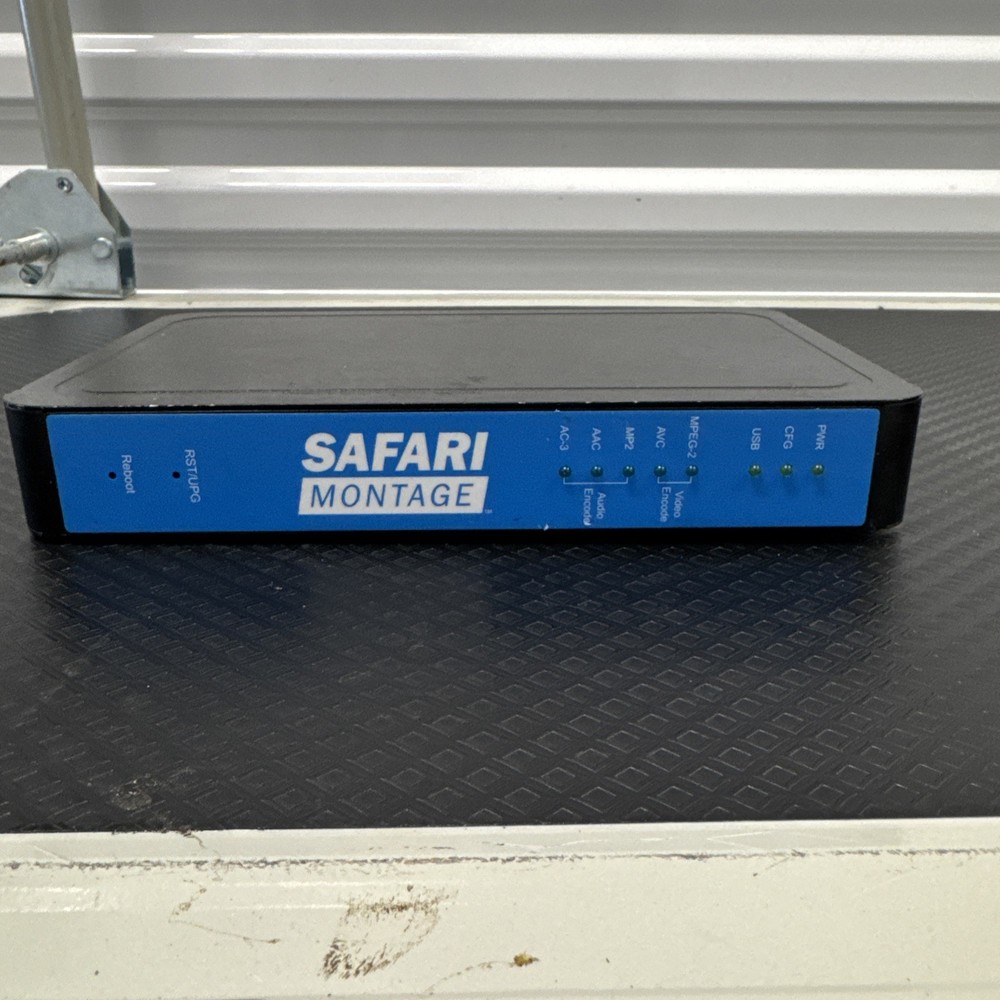 Safari Montage SD/HD MPEG Encoder, Model G1571 . Works