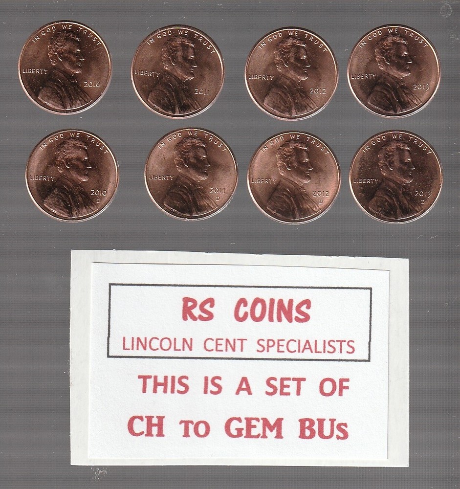 2015PD  thru  2019PD   UPDATE your  LINCOLN  CENT  SETS   quality UNCIRCULATEDS