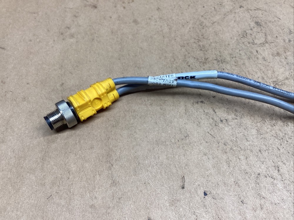 Used TURCK Cordset Split Plug Cored #831I135