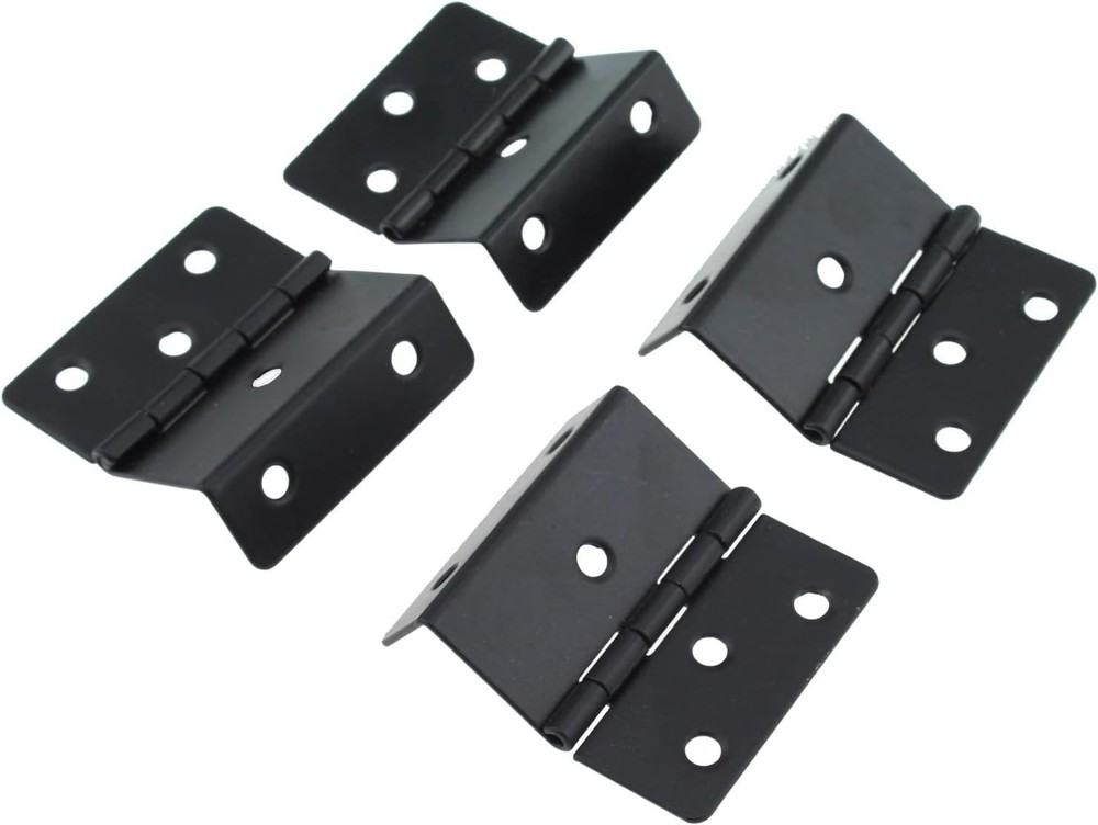 Three Fold Retro Hinge 4PCS 43mm Black Antique Decorative Box Hing
