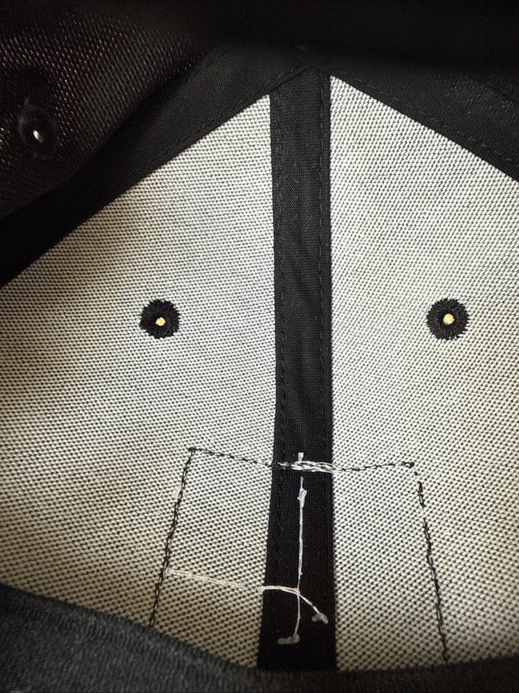 PGA Tour Pro Series Adjustable Hat Black Structured Golf Cap EUC