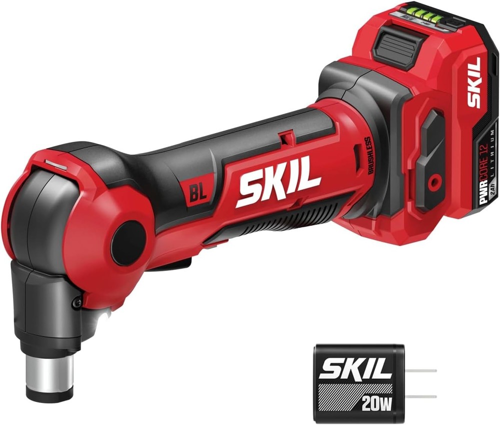 12V Brushless Auto Hammer Kit with USB-C Battery & Charger for Efficient Work