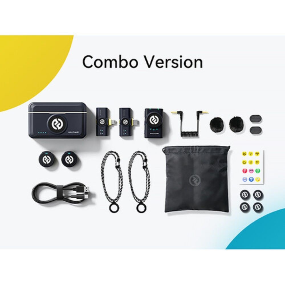 Hollyland Lark M2 Wireless Lavalier Microphone for iPhone/Android/Camera/PC/Lap