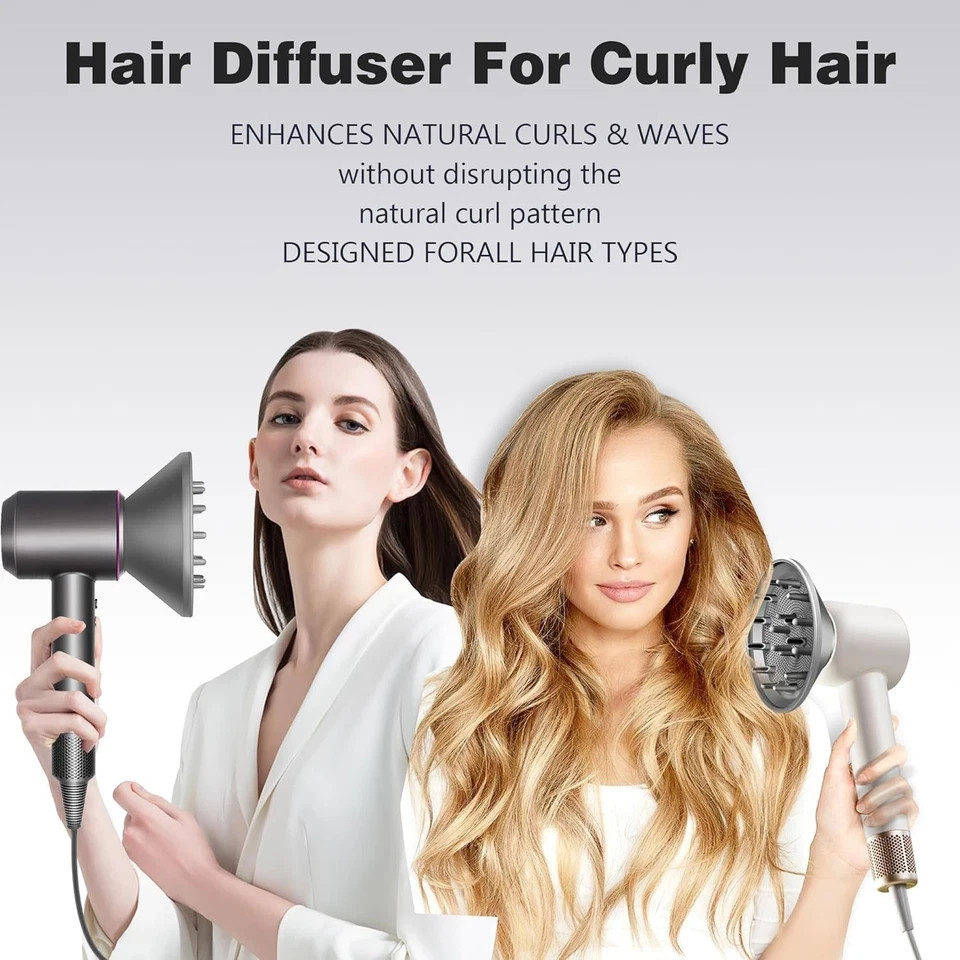 Genuine Dyson Supersonic Diffuser Attachment Hair Dryer Accessory Gray