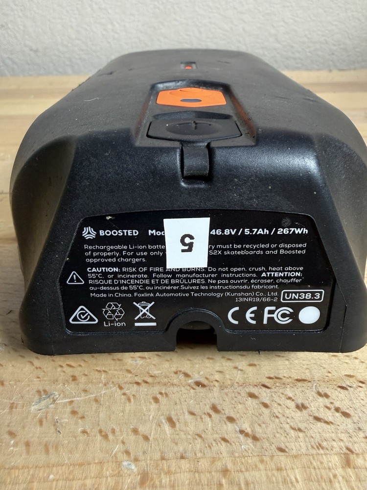 Boosted Board Extended Range XR Battery Mini X Model (RLOD) Not Working Used