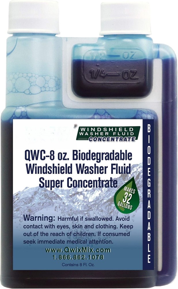 Windshield Washer Fluid Concentrate, 1 bottle makes 32 gallons