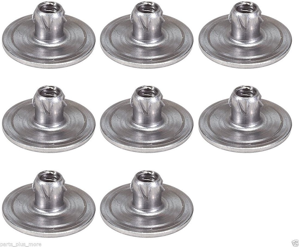 Speaker Mounting Hardware 10-32 Hurricane Nuts 8 PC Set, Retaining Nuts