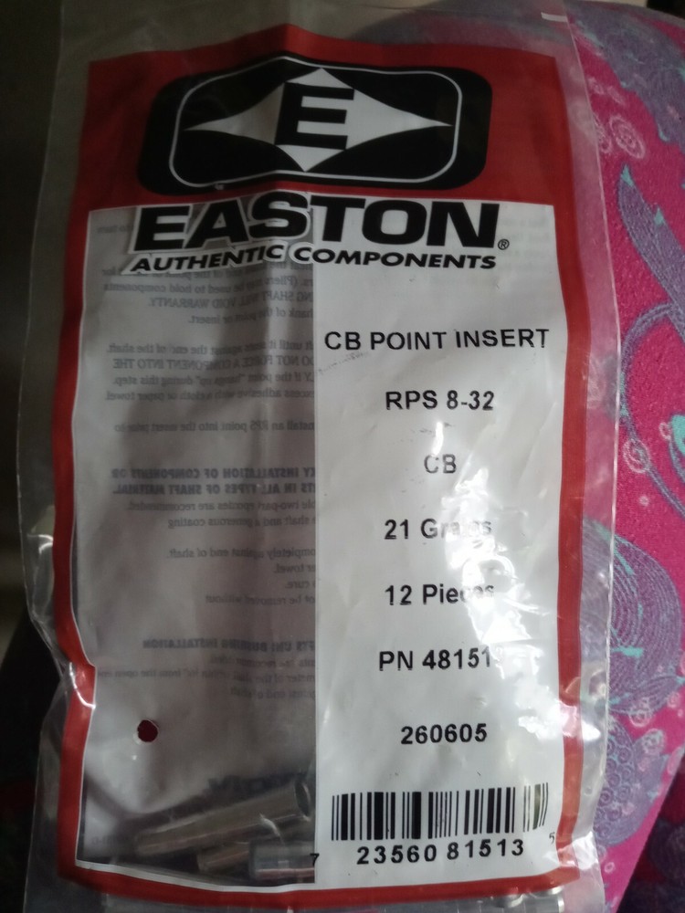 Easton Authentic Componets CB Plint Insert RPS 8-32