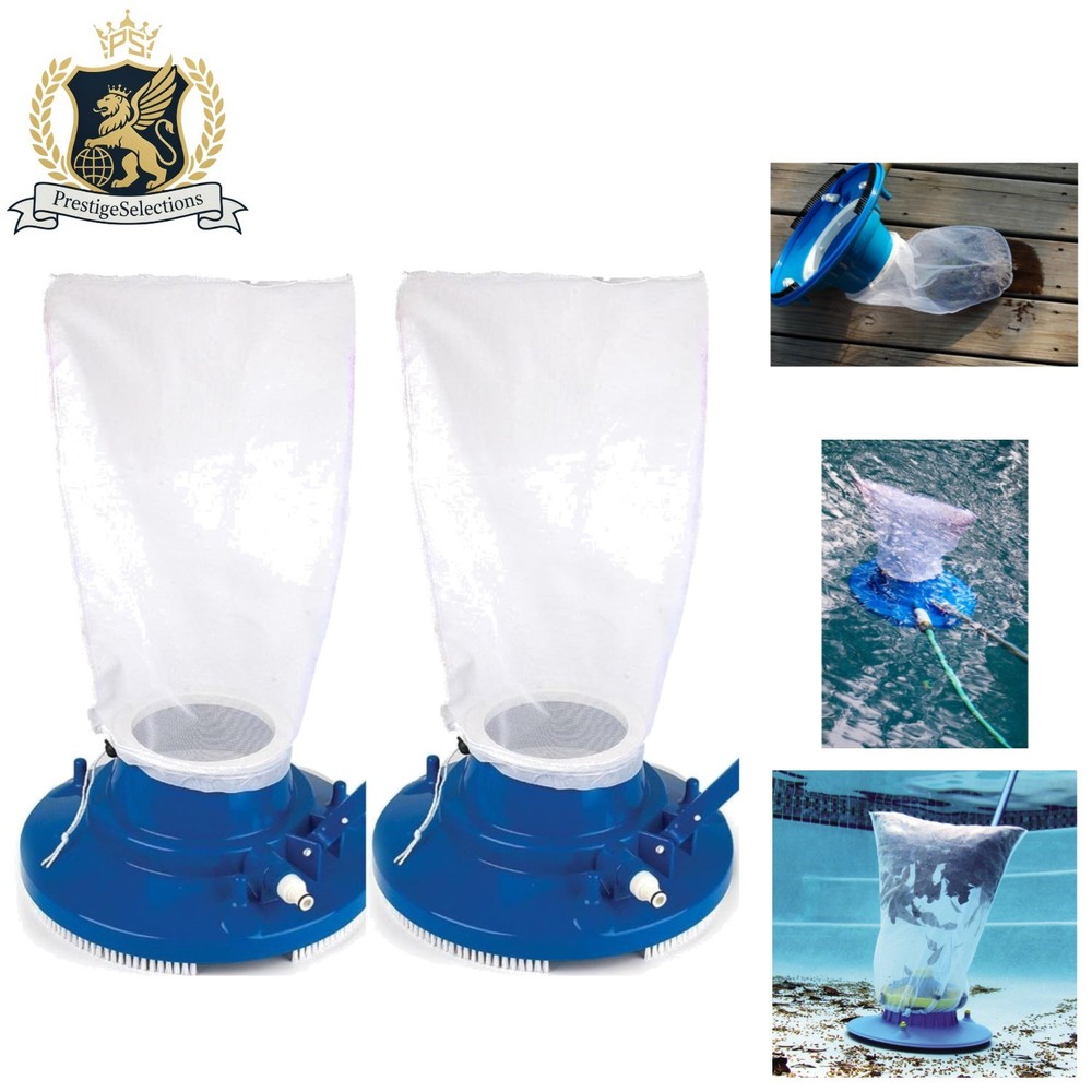Durable Pull & Lock Mesh Bag for Efficient Pool Leaf Cleaning - 1
