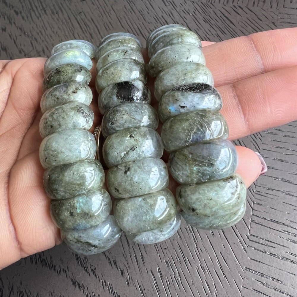 Labradorite soft bangle 6.75-7’ (one)