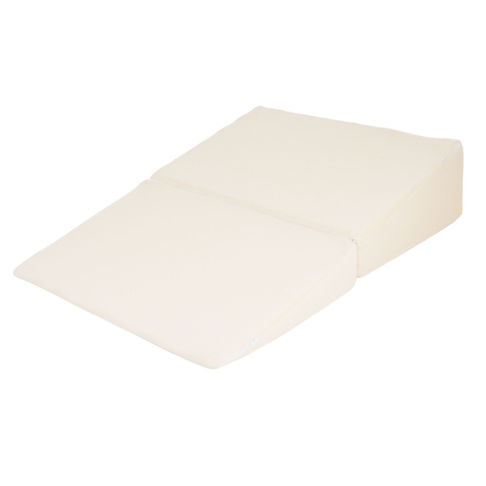Folding Wedge Pillow Supportive Memory Foam Pillow with Cover