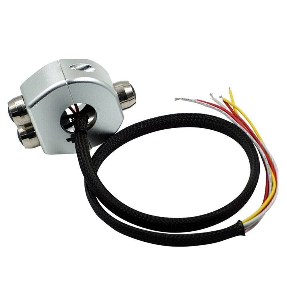 Motorcycle Handlebar Switch Self Latch / Momentary Button For Scooter 7/8" 22MM