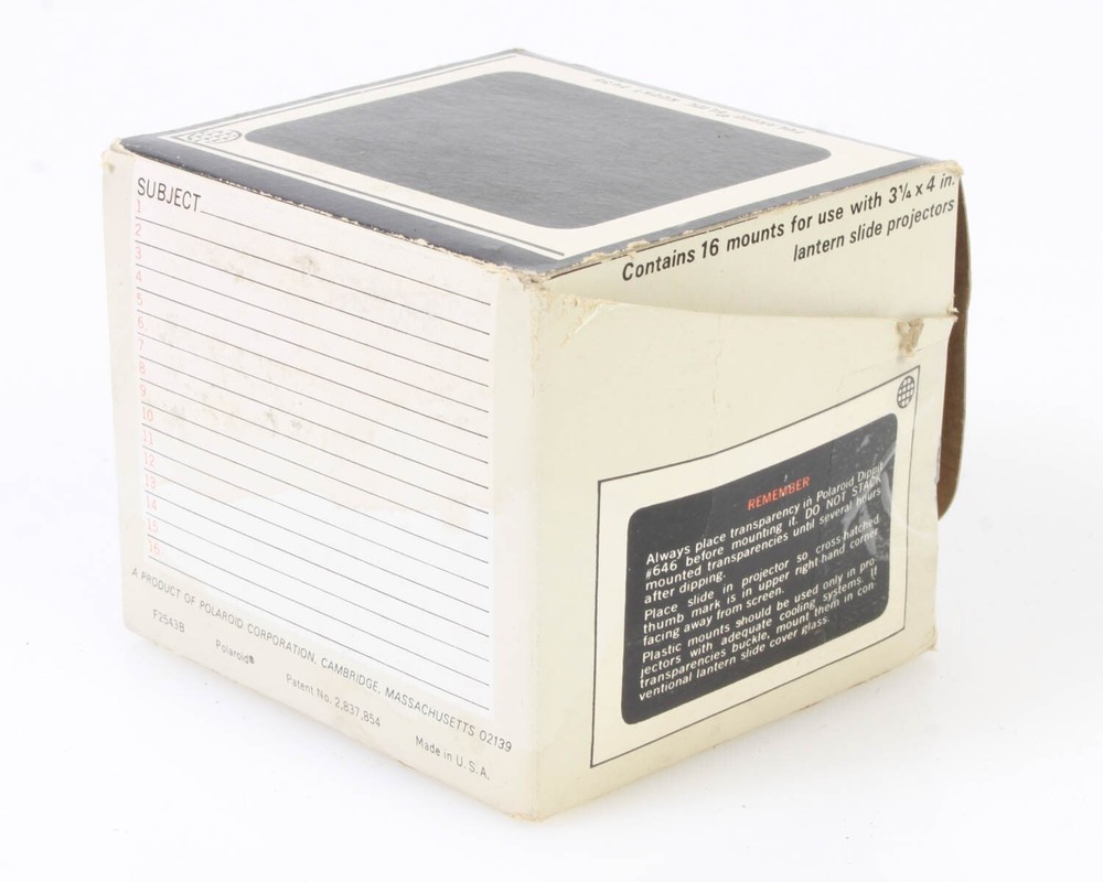 POLAROID SLIDE MOUNTS, IN ORIGINAL BOX