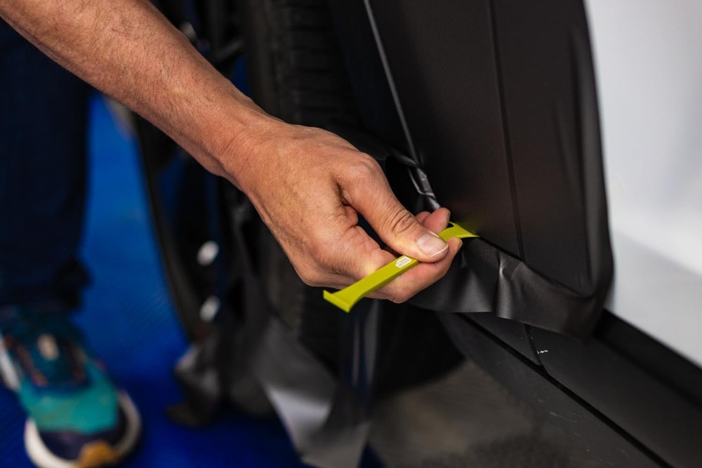 – Axe Vinyl Wrap Tool – Double Axe Red & Single Axe Green Combo (4-Pack)